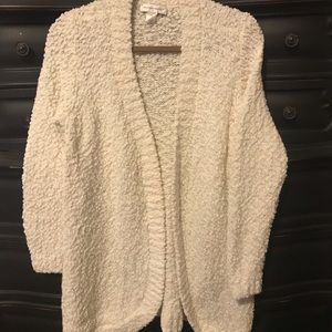 Super Soft White Christopher & Banks Cardigan